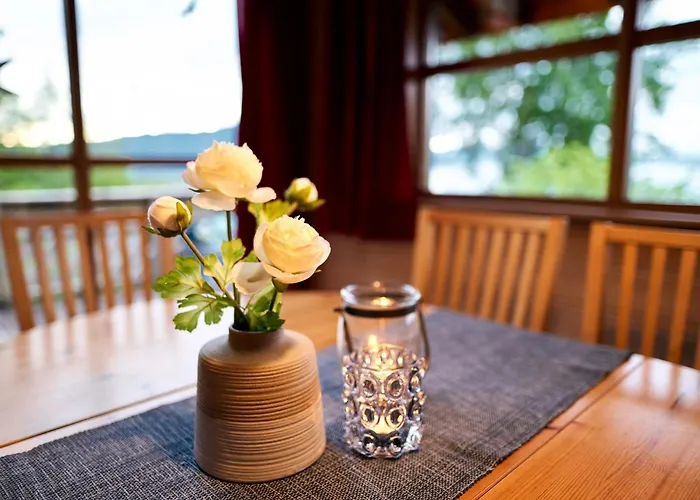 Fjordhytte-3 In Traumhafter Lage 100 Meter Vom Hardangerfjord, Motorboot Mietbar בית נופש