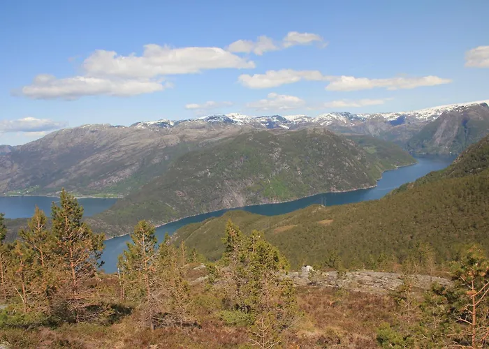 펜션 Fjordhytte-3 In Traumhafter Lage 100 Meter Vom Hardangerfjord, Motorboot Mietbar *